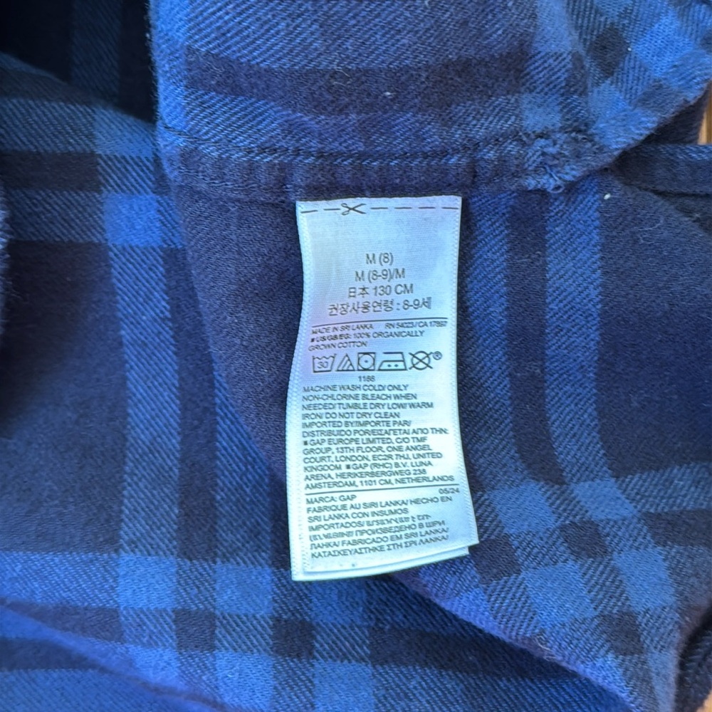 Gap Kids Boys Organic Cotton Flannel Shirt - Picture 9 of 10